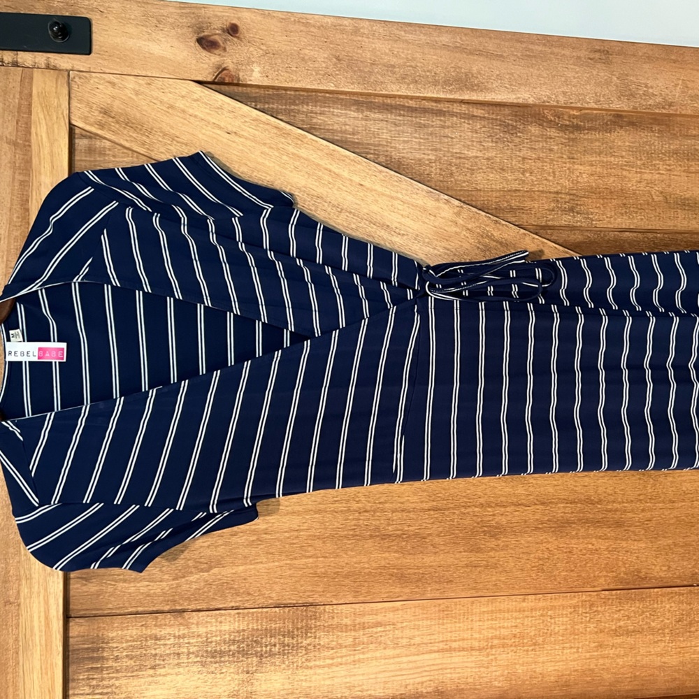 Wrap dress.